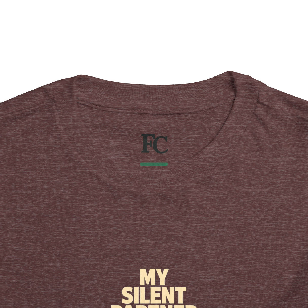 MY SILENT PARTNER. Toddler Tee | Funny Finance Kids Shirt