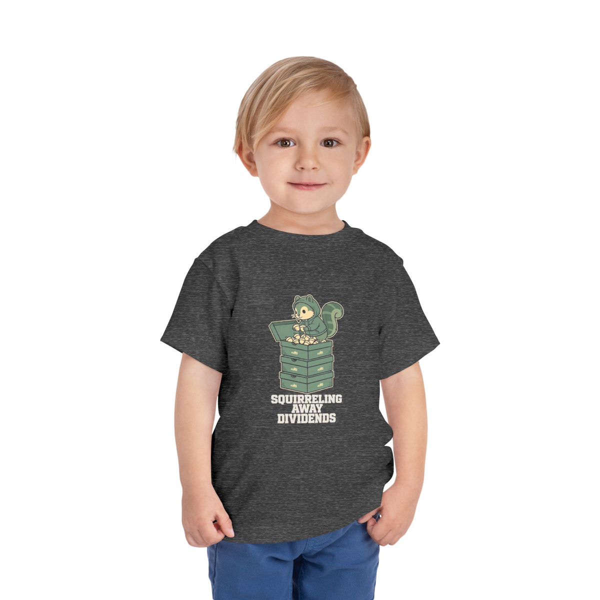 SQUIRRELING AWAY DIVIDENDS. Toddler Tee