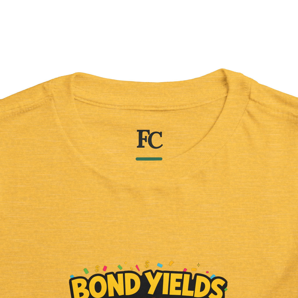 BOND YIELDS BOUGHT ME THIS SHIRT. Boys' Toddler Tee | Funny Finance Kids Clothing