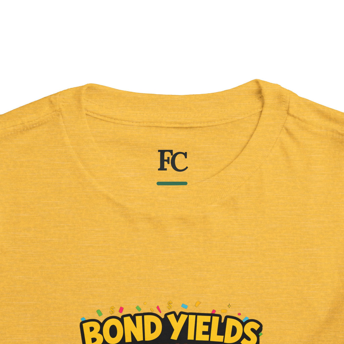 BOND YIELDS BOUGHT ME THIS SHIRT. Boys' Toddler Tee | Funny Finance Kids Clothing