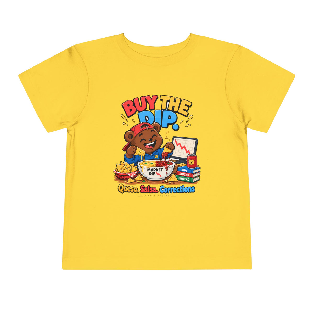 BUY THE DIP BEAR. Toddler Tee | Funny Finance Kids Clothing