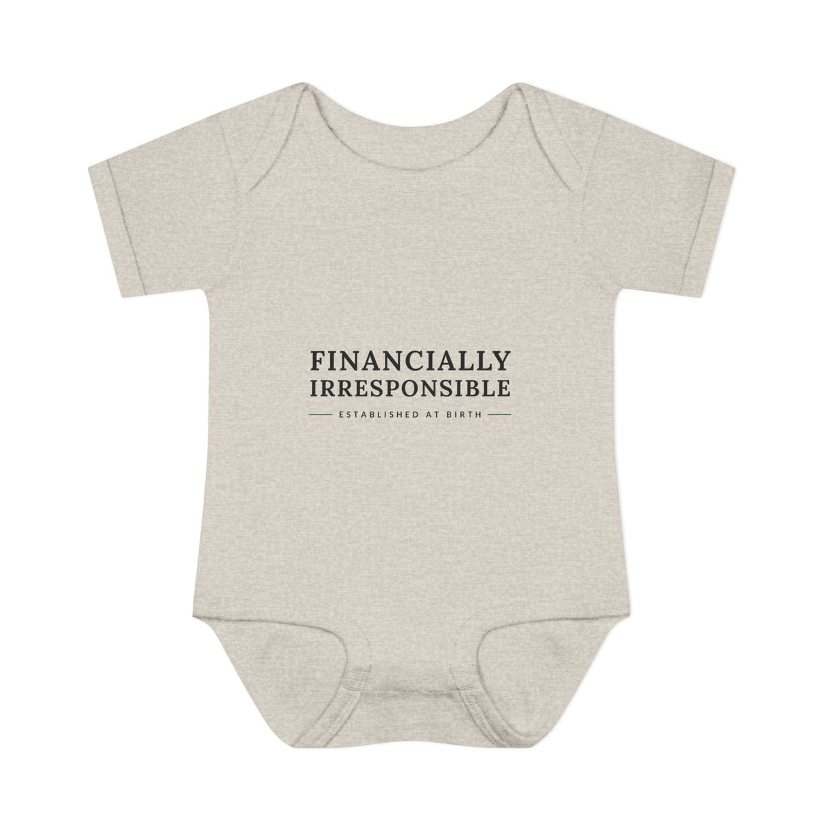 Financially Irresponsible Baby Bodysuit | Funny New Parent Gift