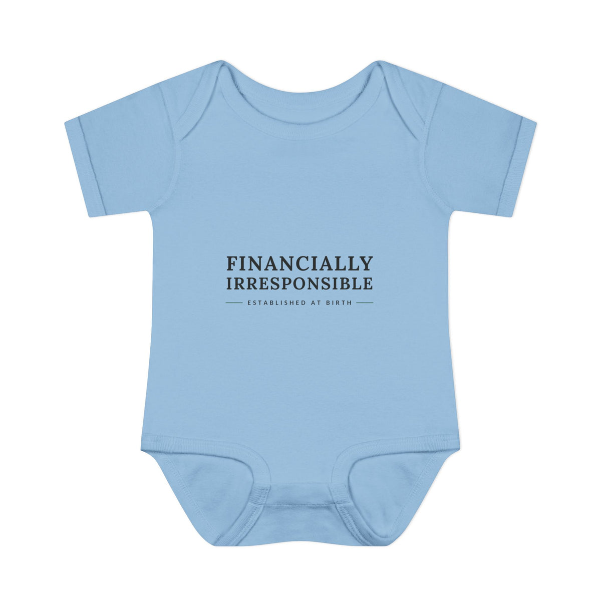 Financially Irresponsible Baby Bodysuit | Funny New Parent Gift