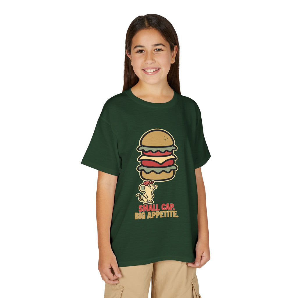 SMALL CAP. BIG APPETITE.. Youth Tee