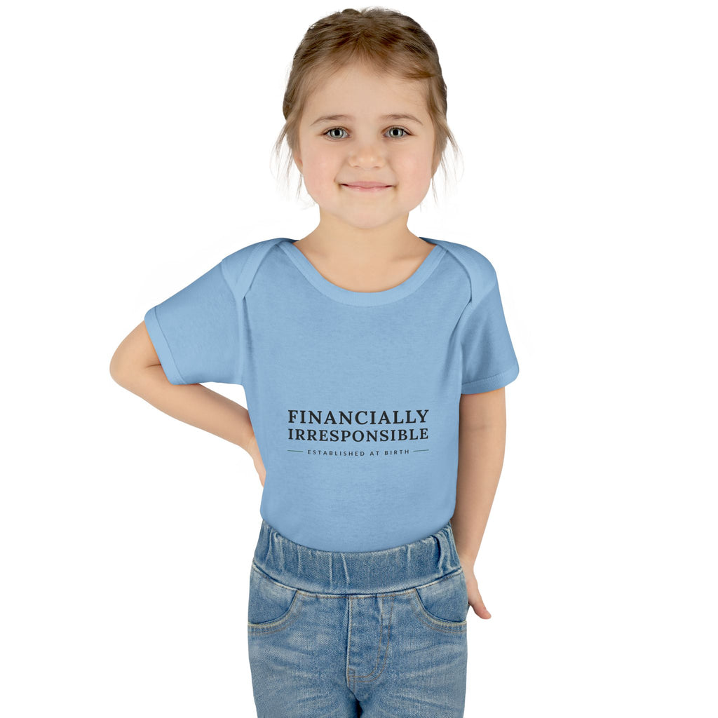 Financially Irresponsible Baby Bodysuit | Funny New Parent Gift