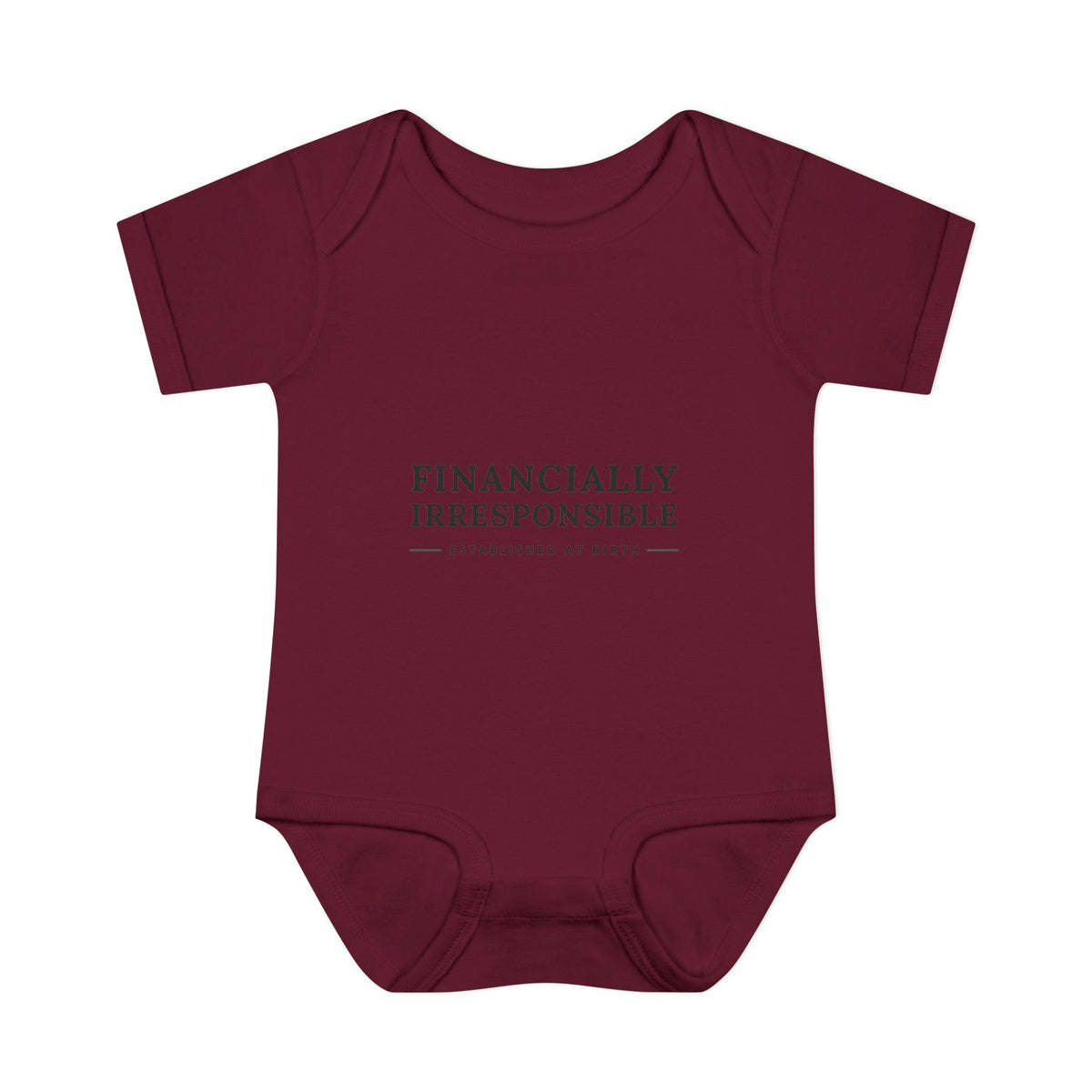 Financially Irresponsible Baby Bodysuit | Funny New Parent Gift