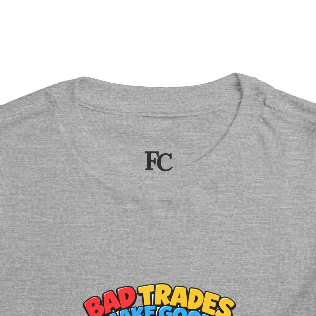 BEAR BAD TRADES. Toddler Tee | Funny Finance Kids Clothing