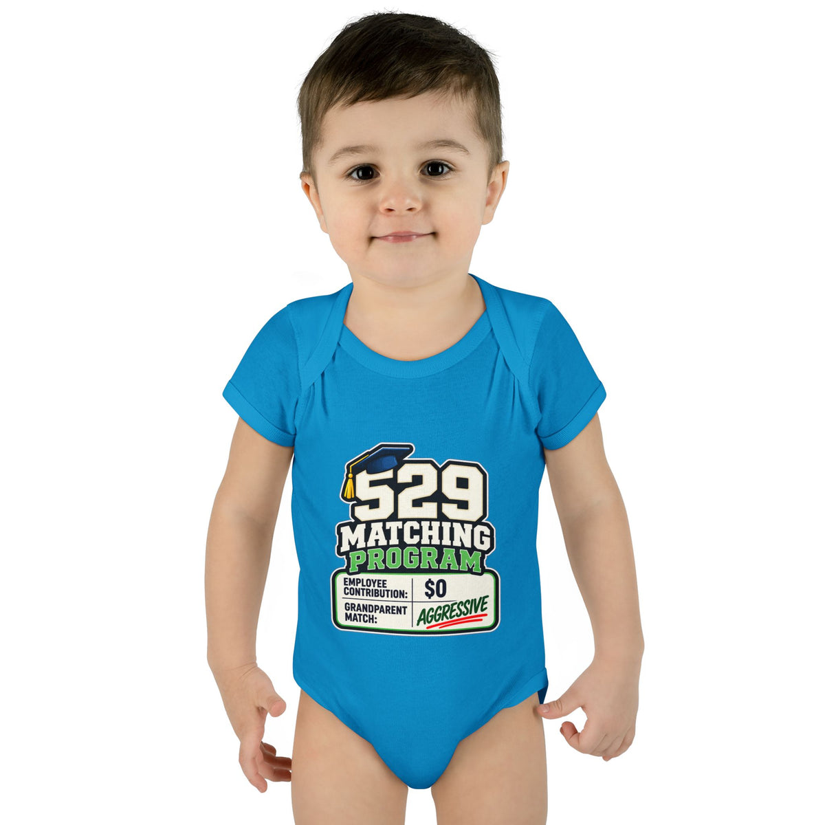 529 Matching Program: Grandparents Baby Bodysuit | Funny Finance Kids Clothing