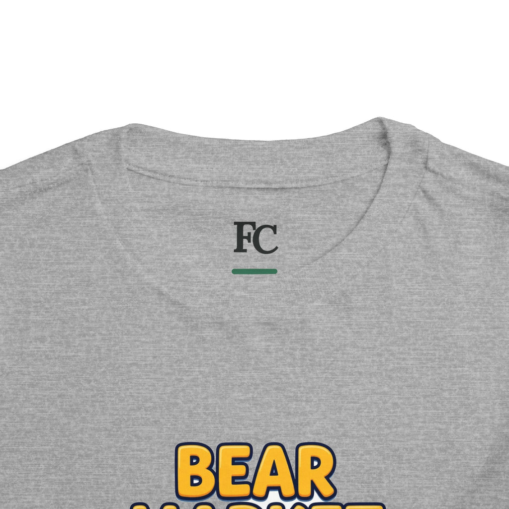 BEAR MARKET. Boys' Toddler Tee | Funny Finance Kids Clothing