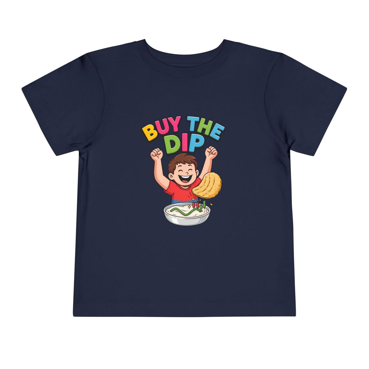 BUY THE DIP. Boys' Toddler Tee | Funny Finance Kids Clothing