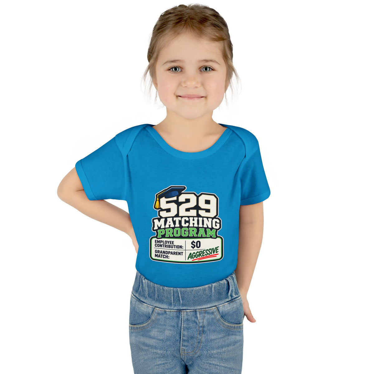 529 Matching Program: Grandparents Baby Bodysuit | Funny Finance Kids Clothing