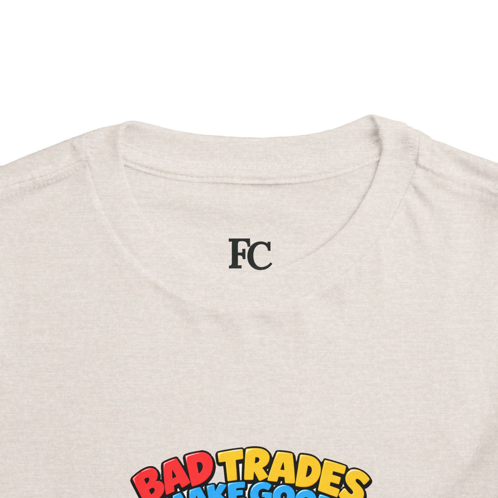 BEAR BAD TRADES. Toddler Tee | Funny Finance Kids Clothing