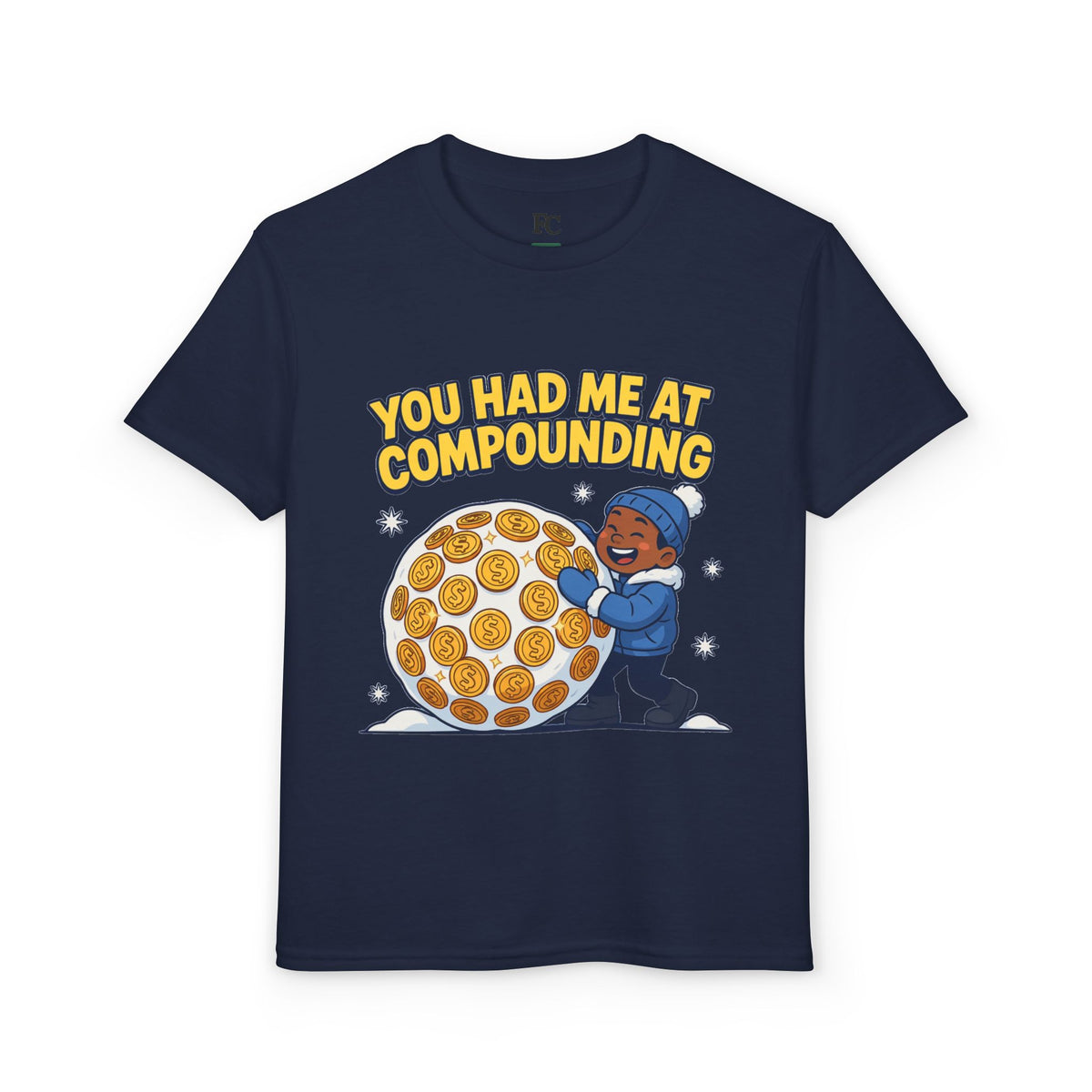 YOU HAD ME AT COMPOUNDING. Boys' Youth Tee | Funny Finance Kids Clothing