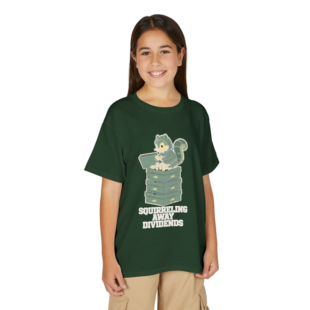 SQUIRRELING AWAY DIVIDENDS. Youth Tee