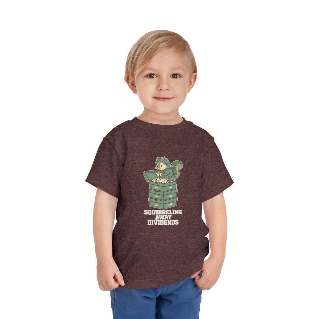 SQUIRRELING AWAY DIVIDENDS. Toddler Tee