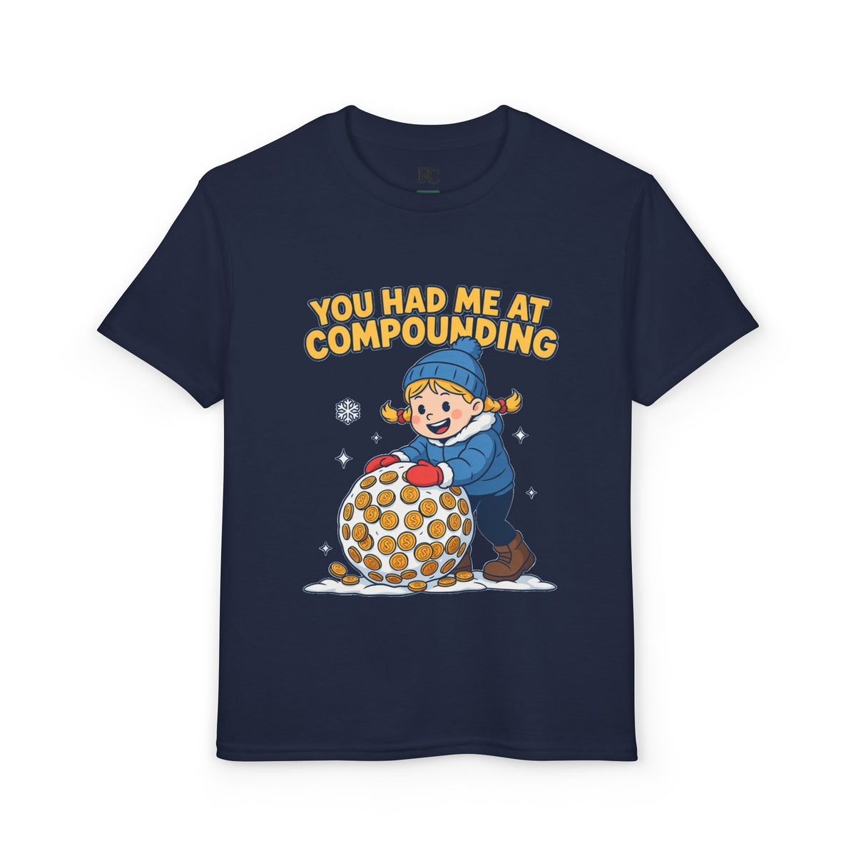 YOU HAD ME AT COMPOUNDING. Girls' Youth Tee | Funny Finance Kids Clothing