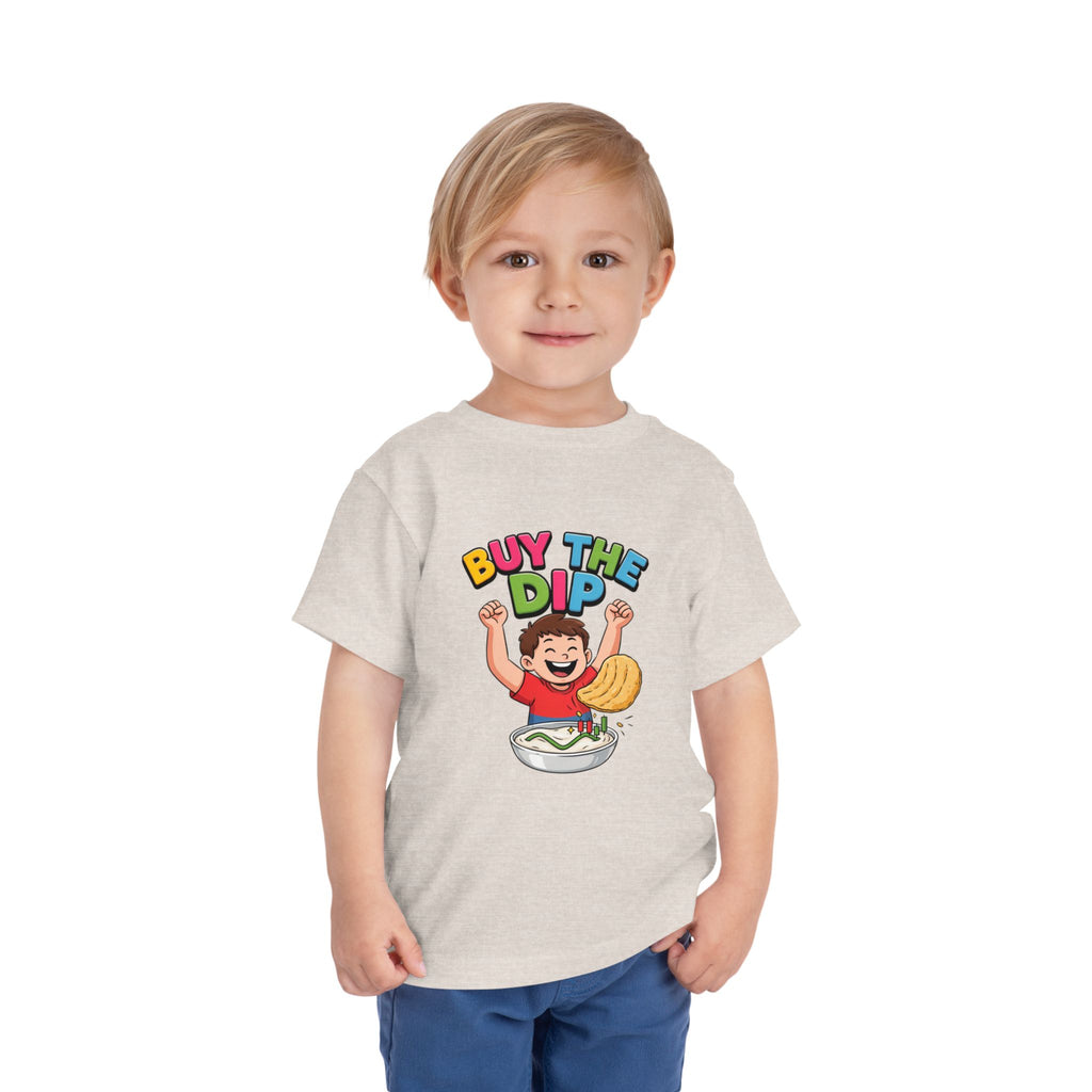 BUY THE DIP. Boys' Toddler Tee | Funny Finance Kids Clothing