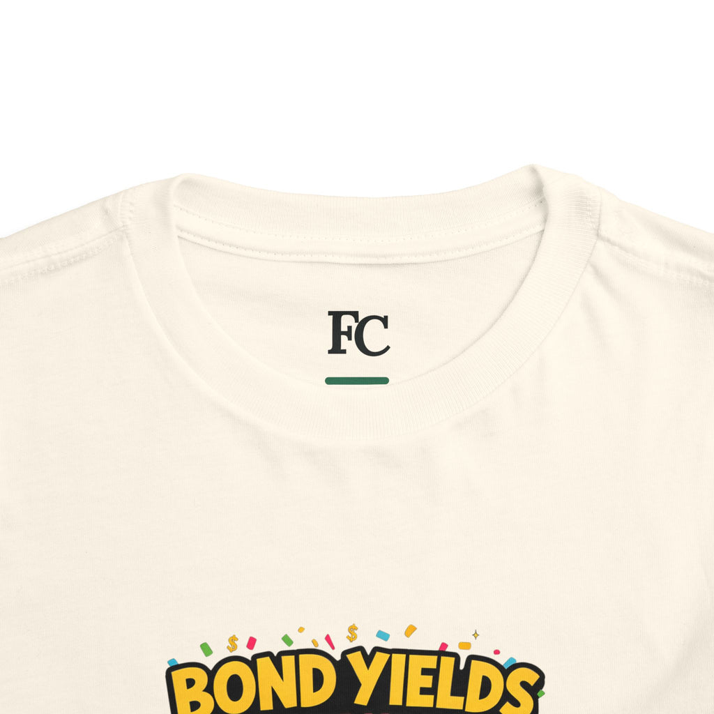 BOND YIELDS BOUGHT ME THIS SHIRT. Boys' Toddler Tee | Funny Finance Kids Clothing