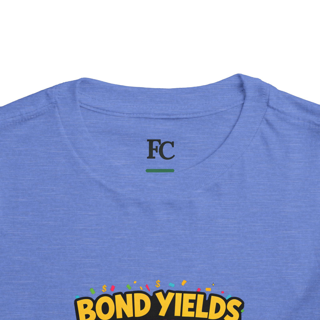 BOND YIELDS BOUGHT ME THIS SHIRT. Boys' Toddler Tee | Funny Finance Kids Clothing