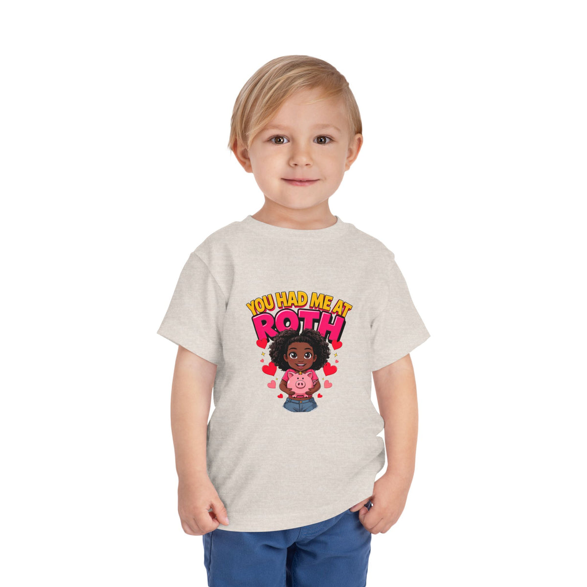 YOU HAD ME AT ROTH. Girls' Toddler Tee | Funny Finance Kids Clothing