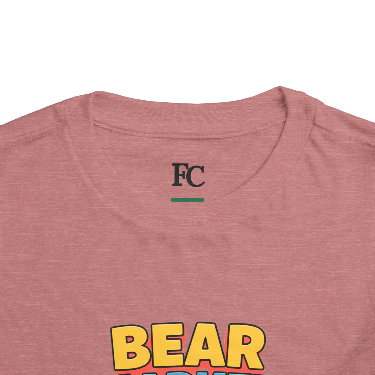 BEAR MARKET. Boys' Toddler Tee | Funny Finance Kids Clothing