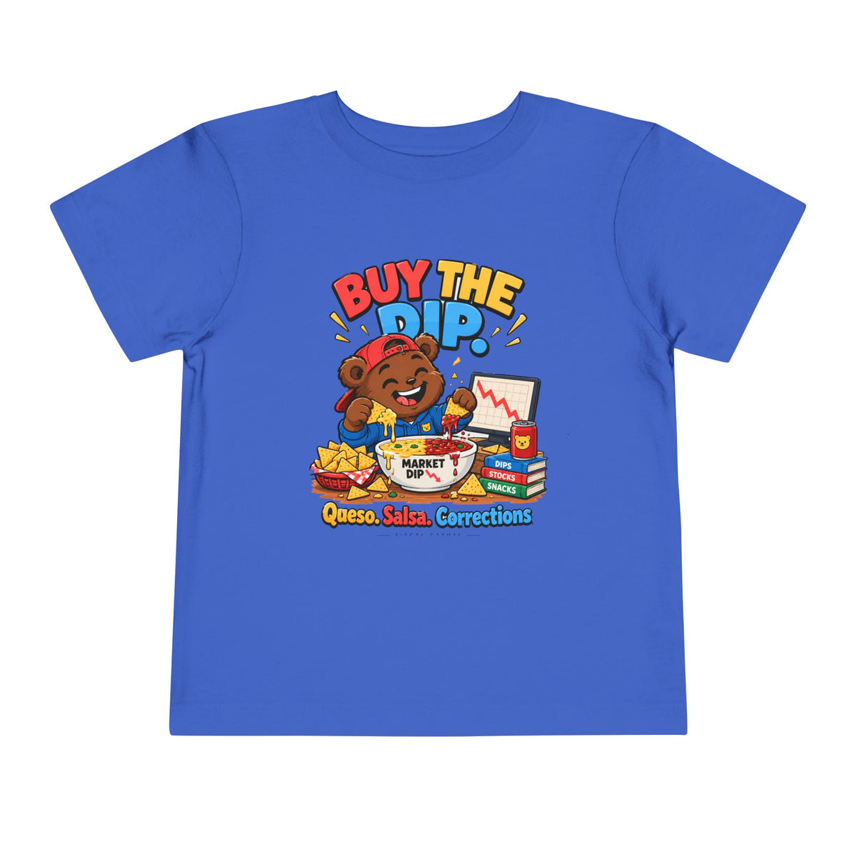 BUY THE DIP BEAR. Toddler Tee | Funny Finance Kids Clothing