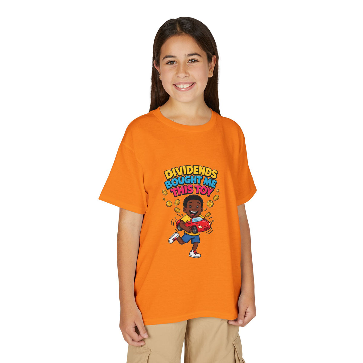 DIVIDENDS BOUGHT ME THIS TOY. Boys' Youth Tee | Funny Finance Kids Clothing