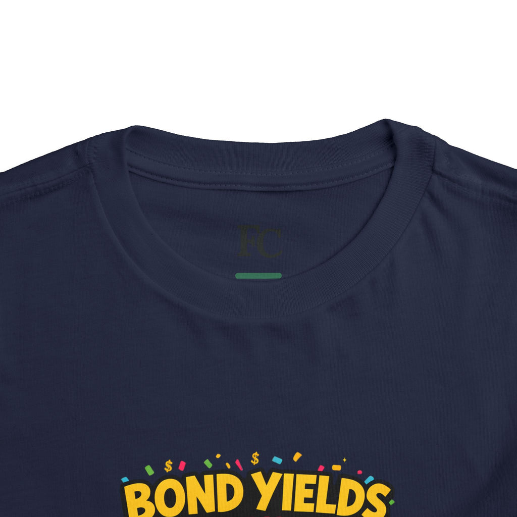 BOND YIELDS BOUGHT ME THIS SHIRT. Boys' Toddler Tee | Funny Finance Kids Clothing