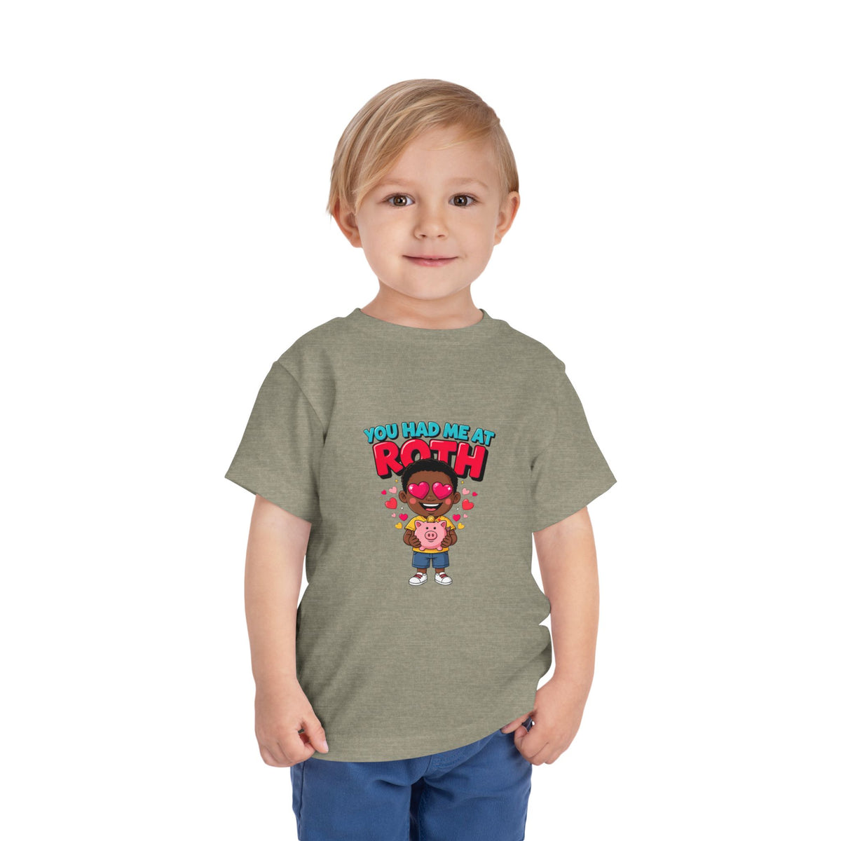 YOU HAD ME AT ROTH. Boys' Toddler Tee | Funny Finance Kids Clothing