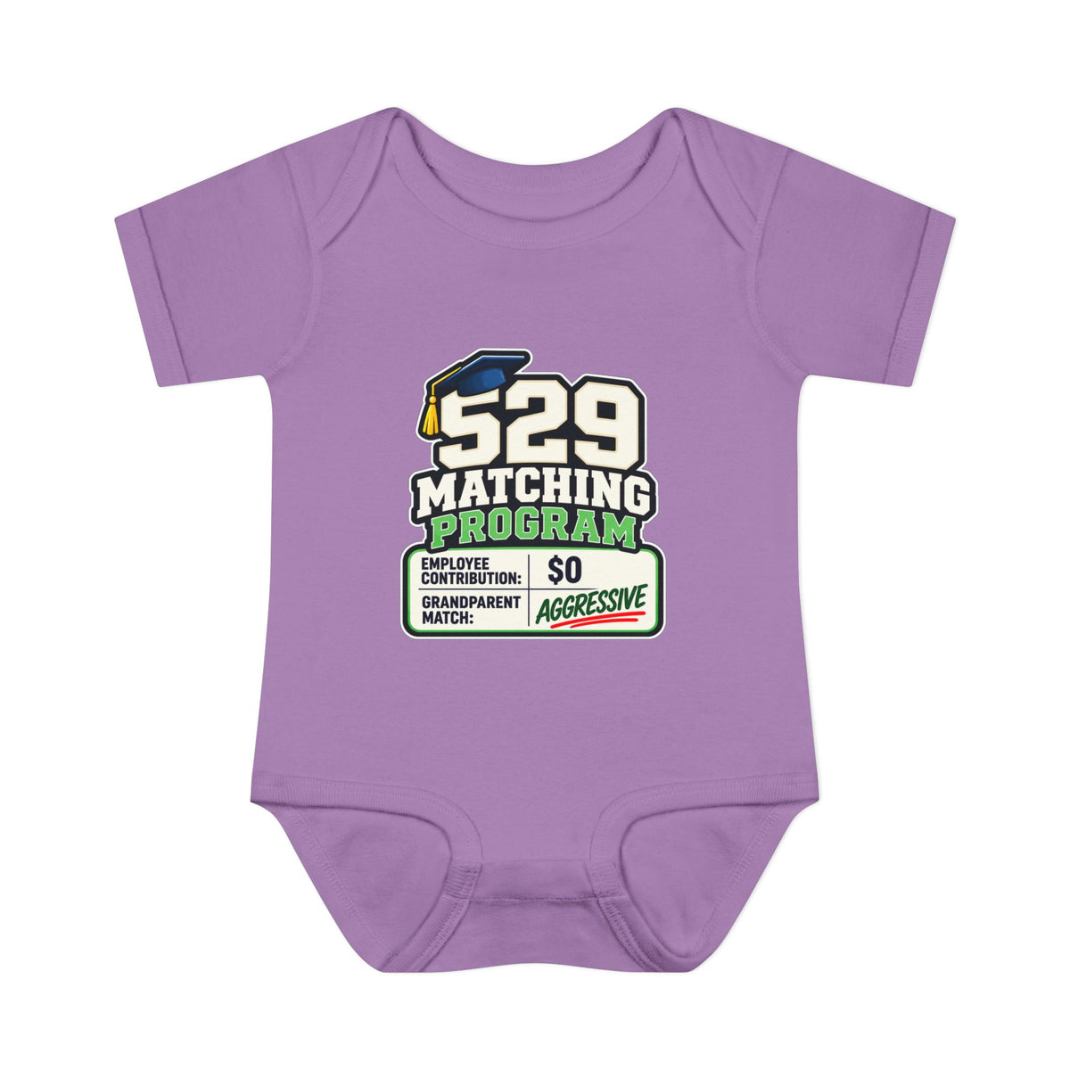 529 Matching Program: Grandparents Baby Bodysuit | Funny Finance Kids Clothing