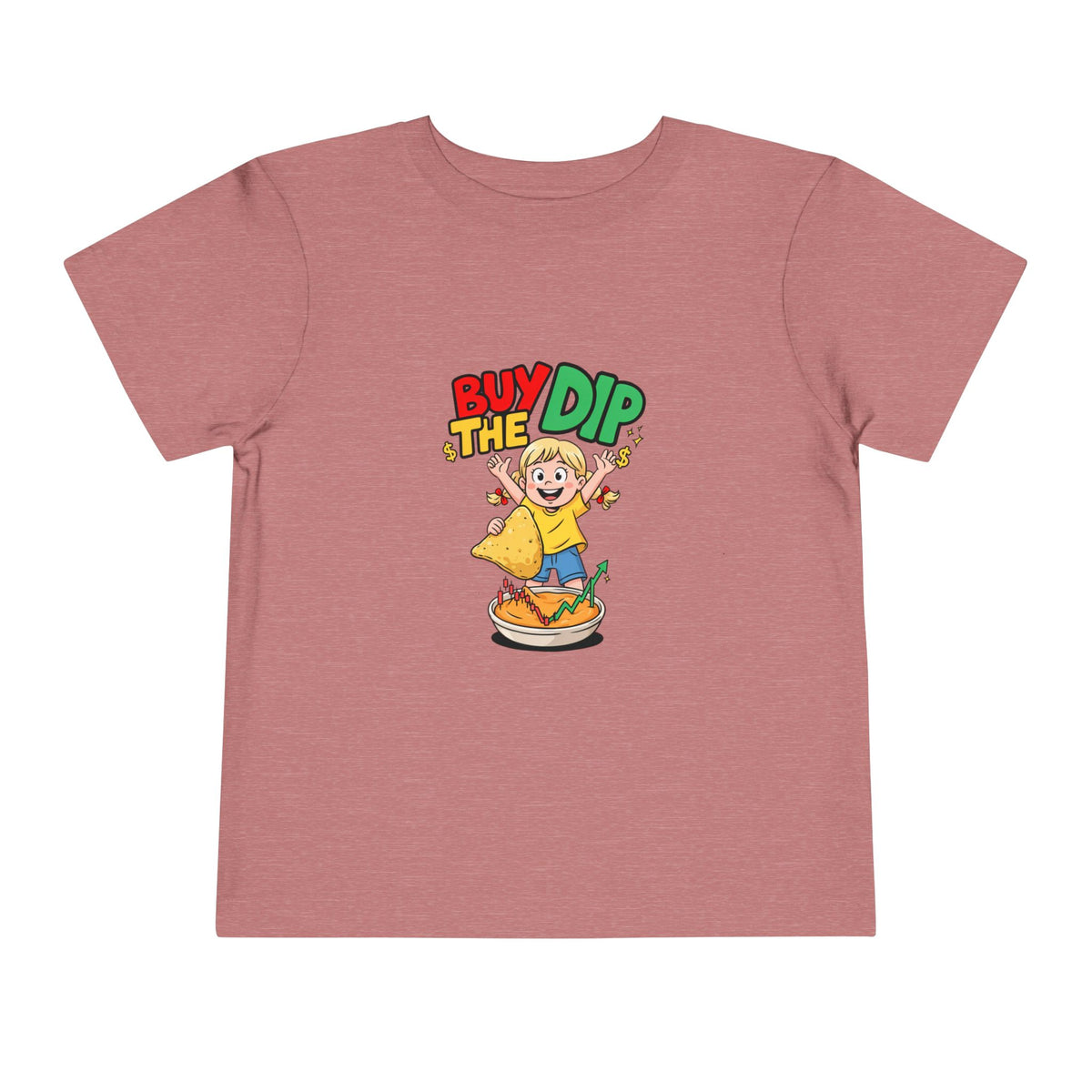 BUY THE DIP. Girls' Toddler Tee | Funny Finance Kids Clothing