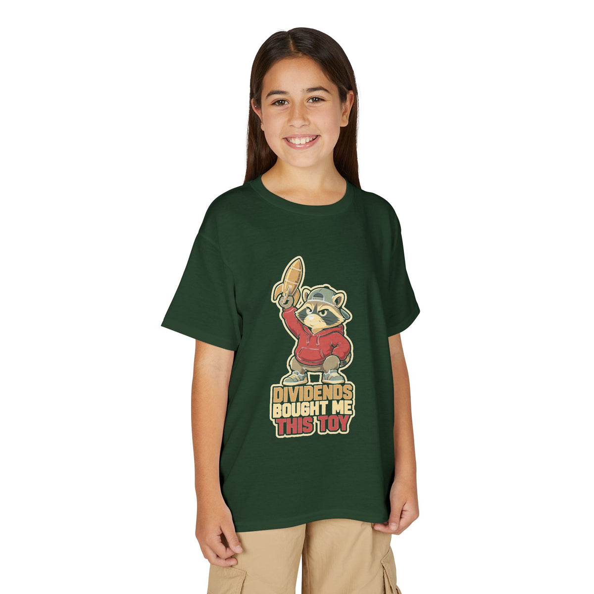 DIVIDENDS BOUGHT ME THIS TOY. Youth Tee