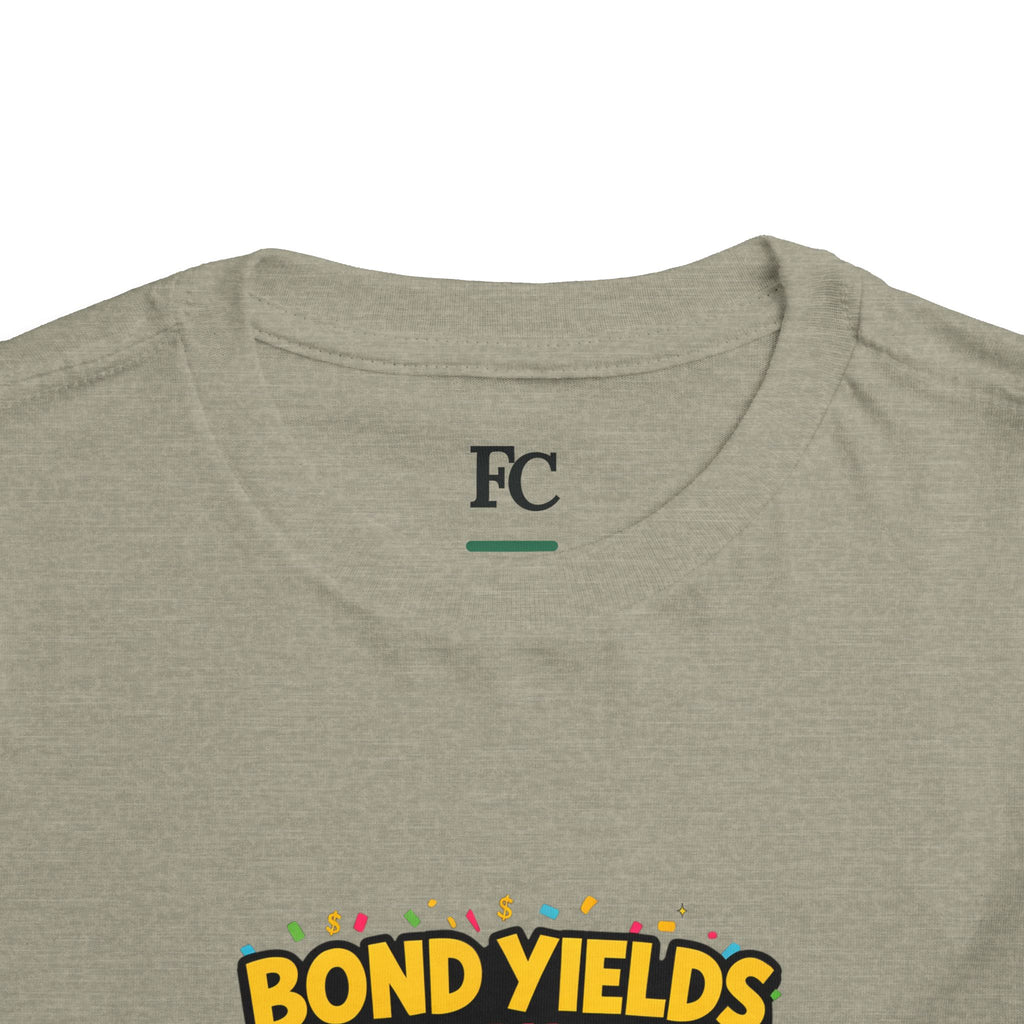 BOND YIELDS BOUGHT ME THIS SHIRT. Boys' Toddler Tee | Funny Finance Kids Clothing