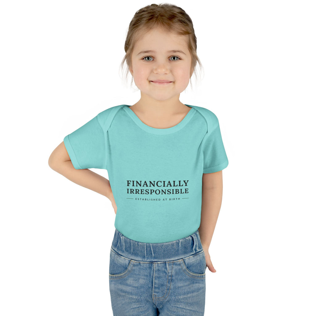 Financially Irresponsible Baby Bodysuit | Funny New Parent Gift