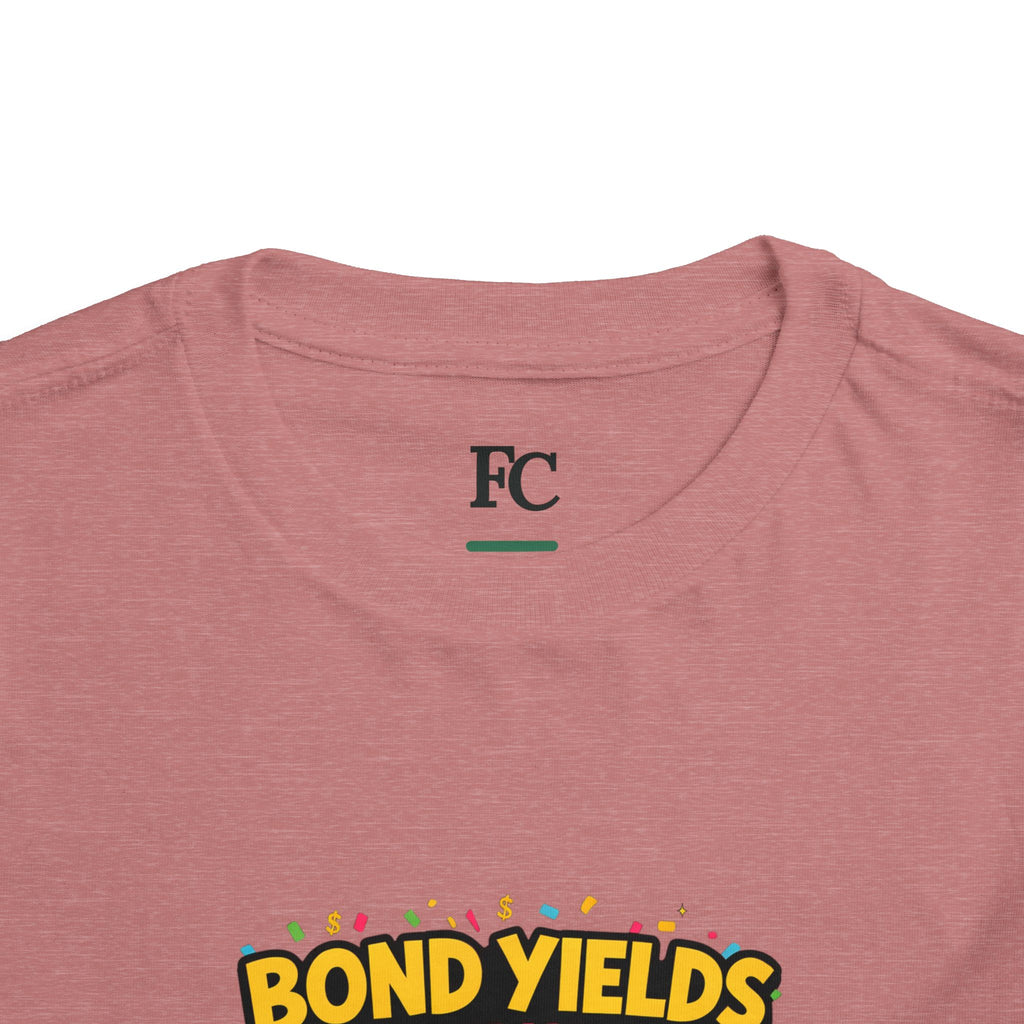 BOND YIELDS BOUGHT ME THIS SHIRT. Boys' Toddler Tee | Funny Finance Kids Clothing