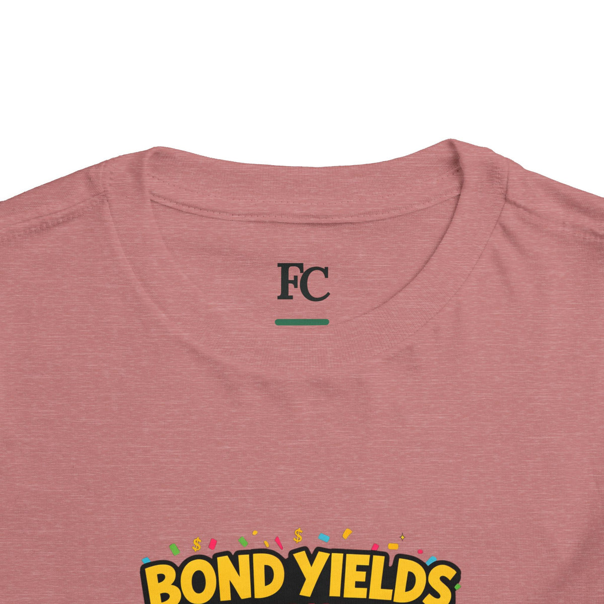 BOND YIELDS BOUGHT ME THIS SHIRT. Boys' Toddler Tee | Funny Finance Kids Clothing