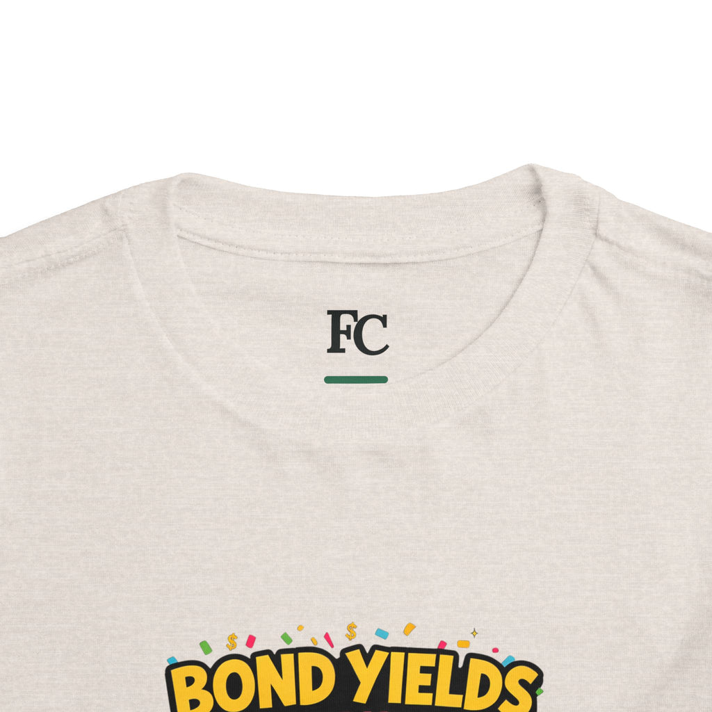 BOND YIELDS BOUGHT ME THIS SHIRT. Boys' Toddler Tee | Funny Finance Kids Clothing
