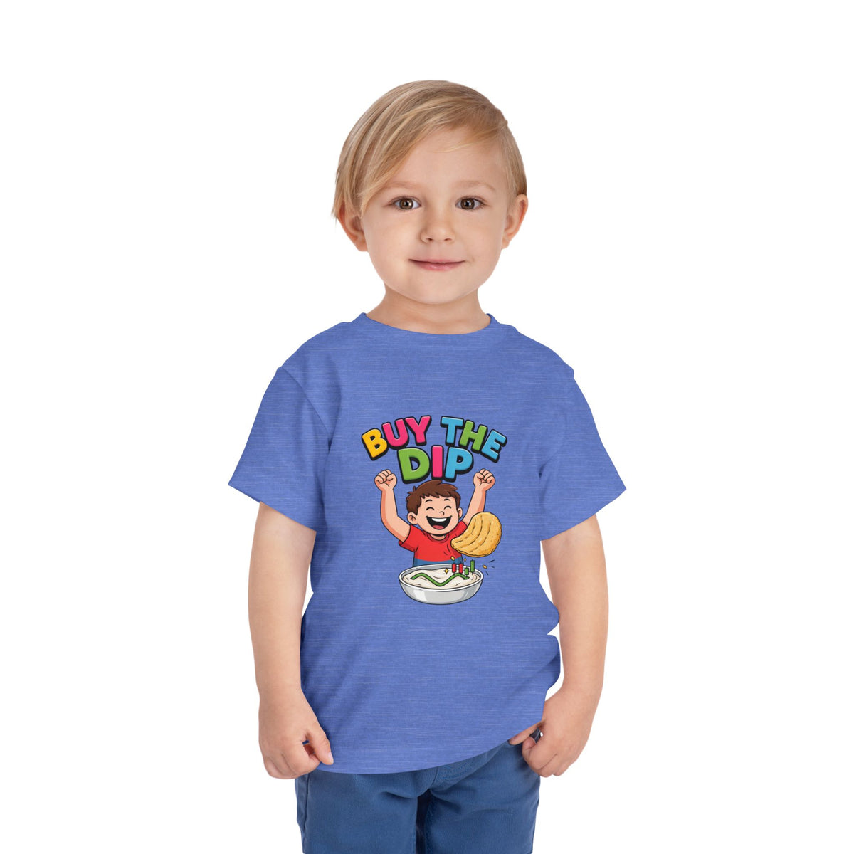 BUY THE DIP. Boys' Toddler Tee | Funny Finance Kids Clothing