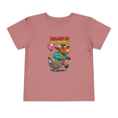 BULLISH ON ALLOWANCE. Toddler Tee | Funny Finance Kids Clothing