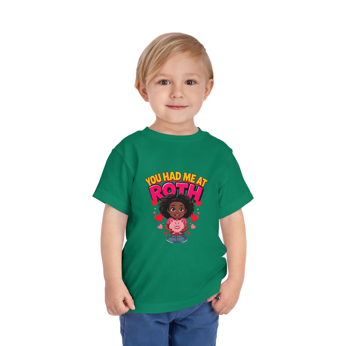 YOU HAD ME AT ROTH. Girls' Toddler Tee | Funny Finance Kids Clothing