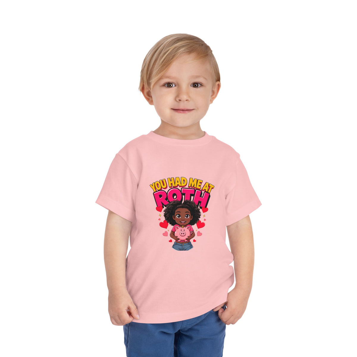 YOU HAD ME AT ROTH. Girls' Toddler Tee | Funny Finance Kids Clothing