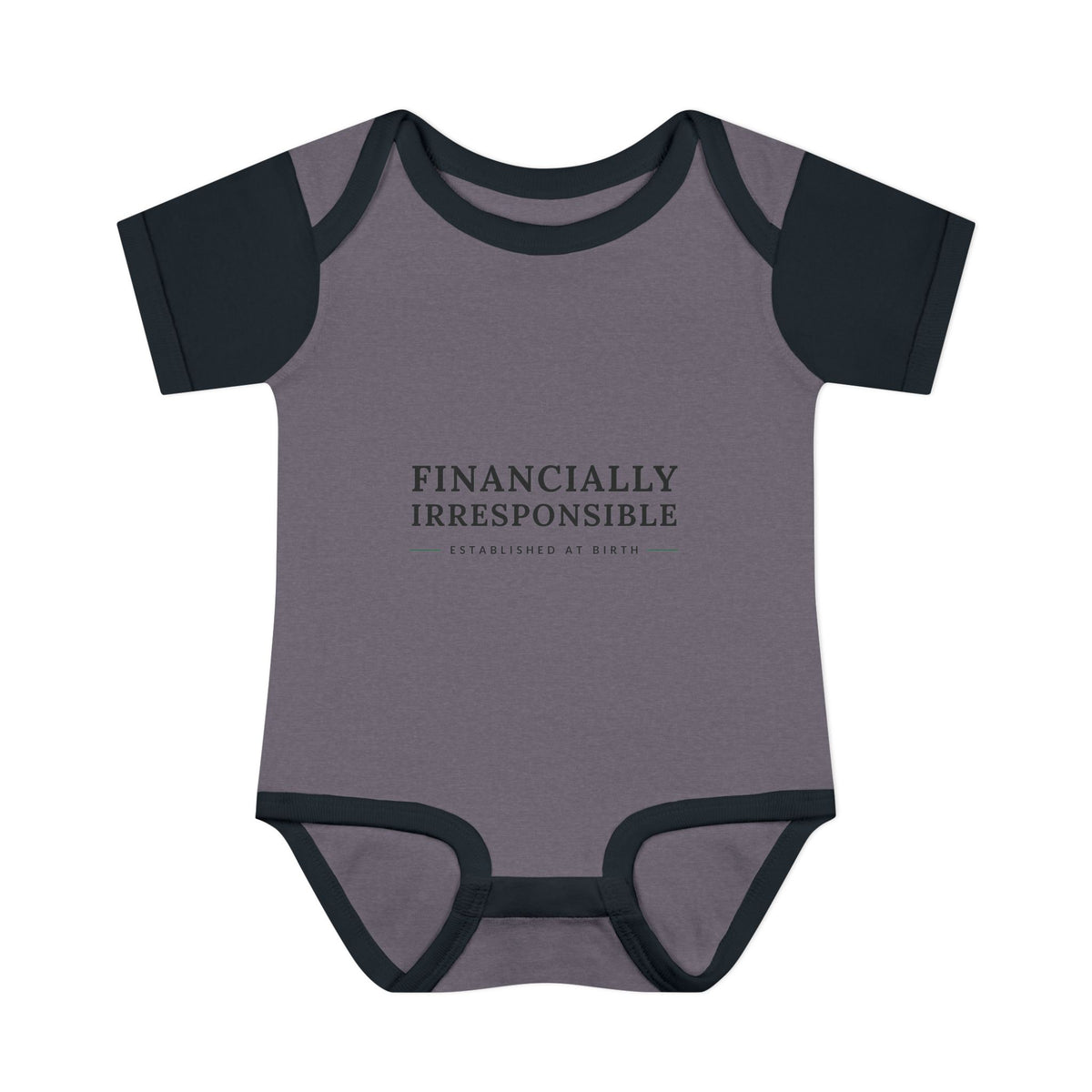 Financially Irresponsible Baby Bodysuit | Funny New Parent Gift