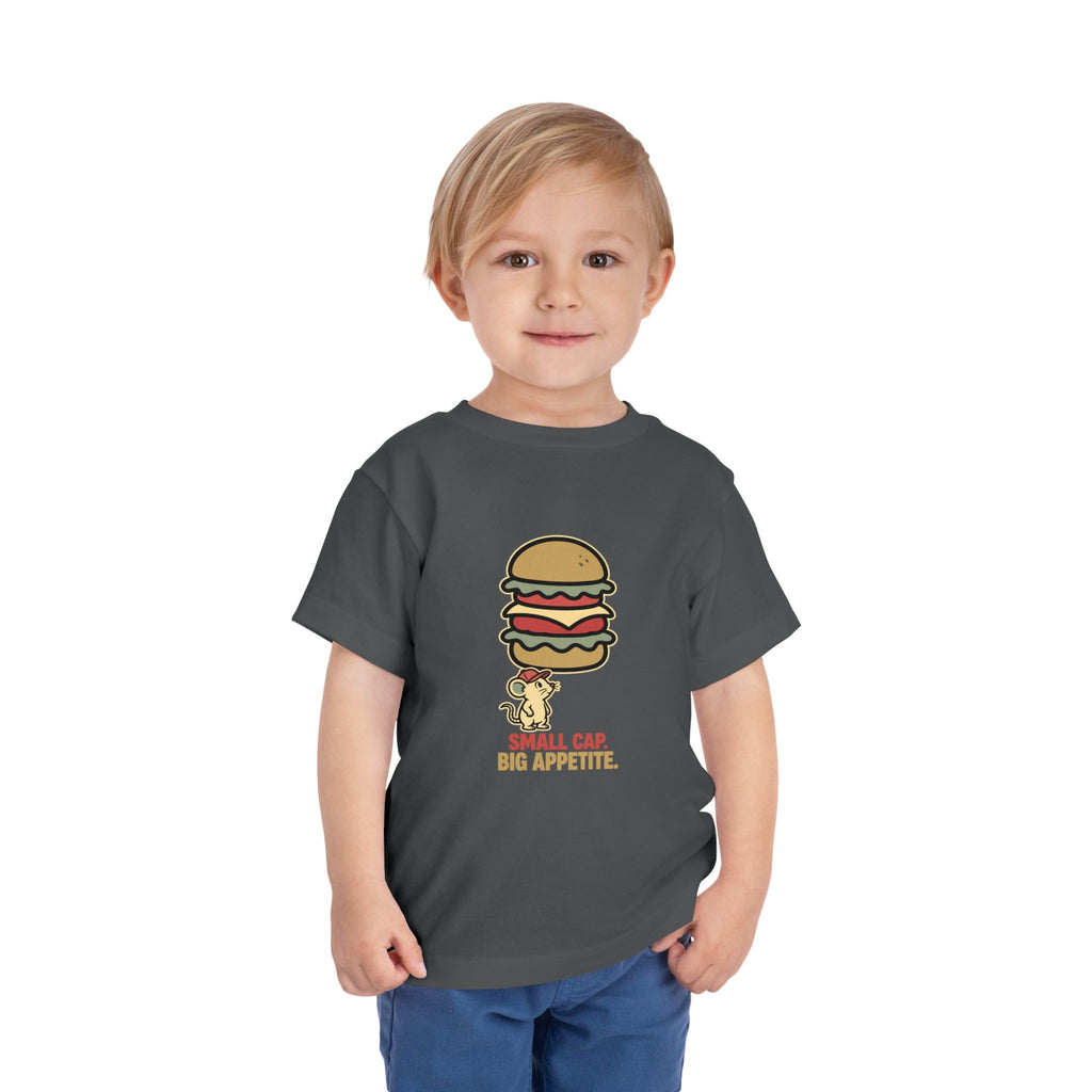 SMALL CAP. BIG APPETITE.. Toddler Tee