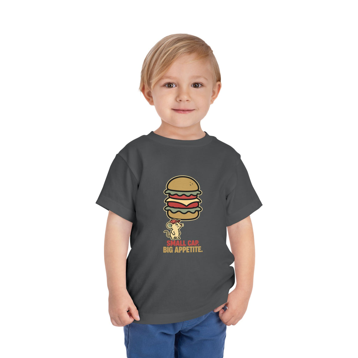 SMALL CAP. BIG APPETITE.. Toddler Tee