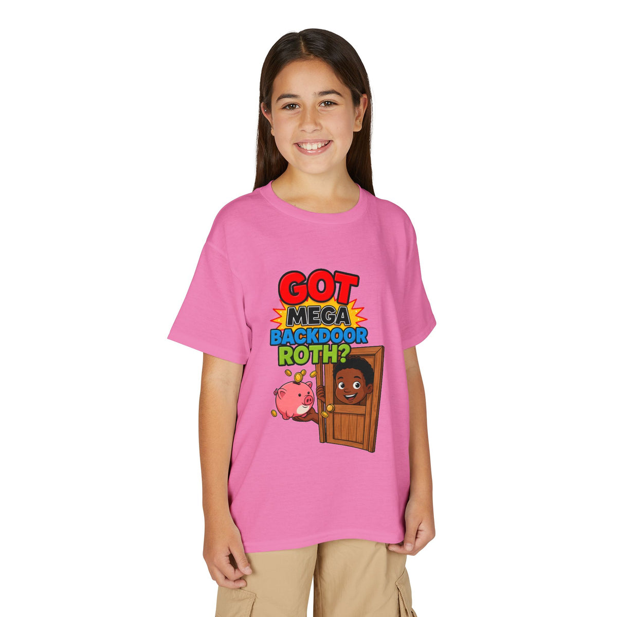 GOT MEGA BACKDOOR ROTH? Boys' Youth Tee | Funny Finance Kids Clothing