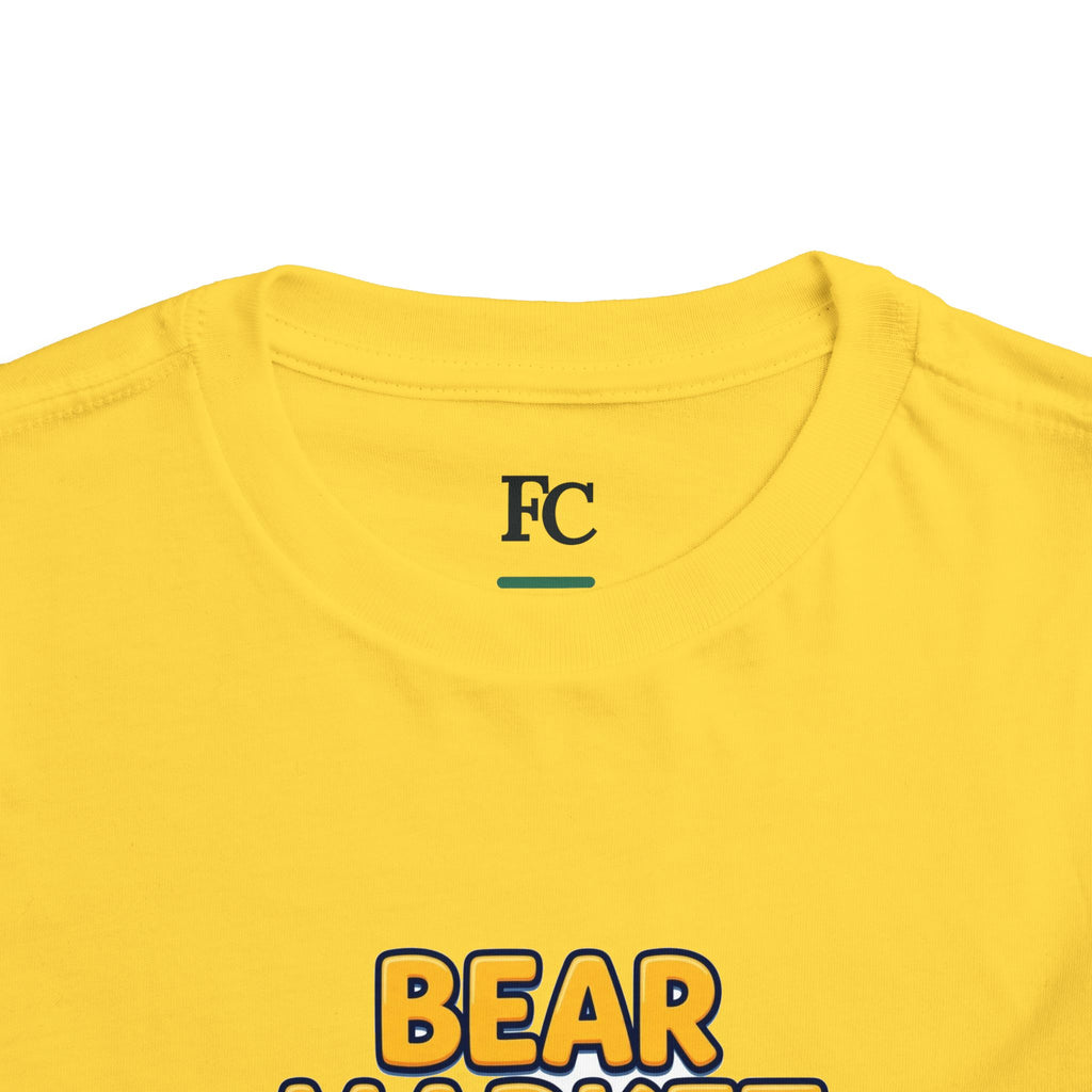 BEAR MARKET. Boys' Toddler Tee | Funny Finance Kids Clothing