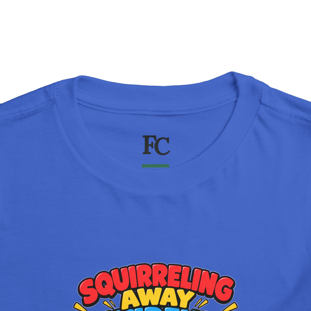 SQUIRRELING AWAY DIVIDENDS. Toddler Tee | Funny Finance Kids Clothing
