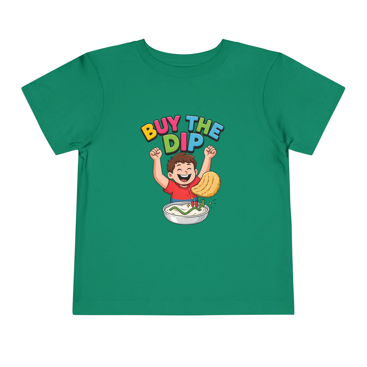 BUY THE DIP. Boys' Toddler Tee | Funny Finance Kids Clothing