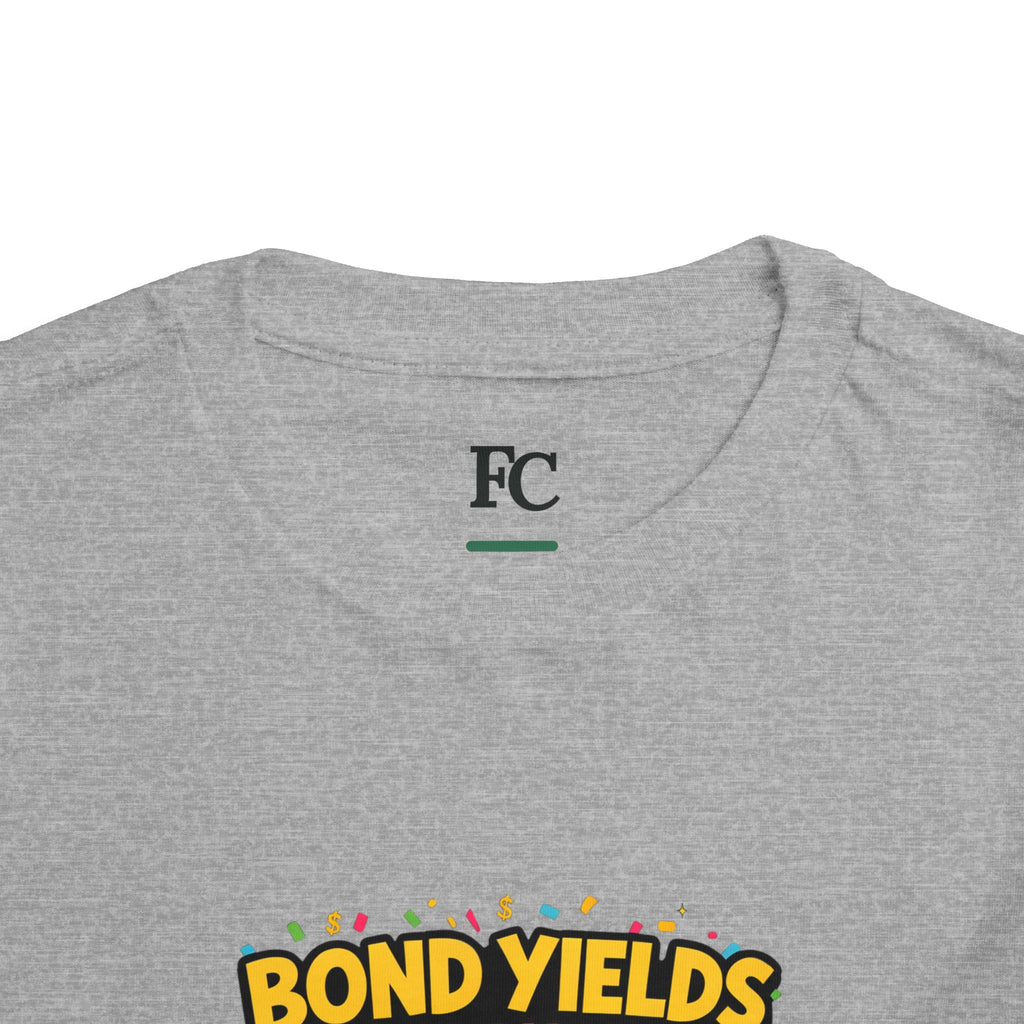BOND YIELDS BOUGHT ME THIS SHIRT. Boys' Toddler Tee | Funny Finance Kids Clothing
