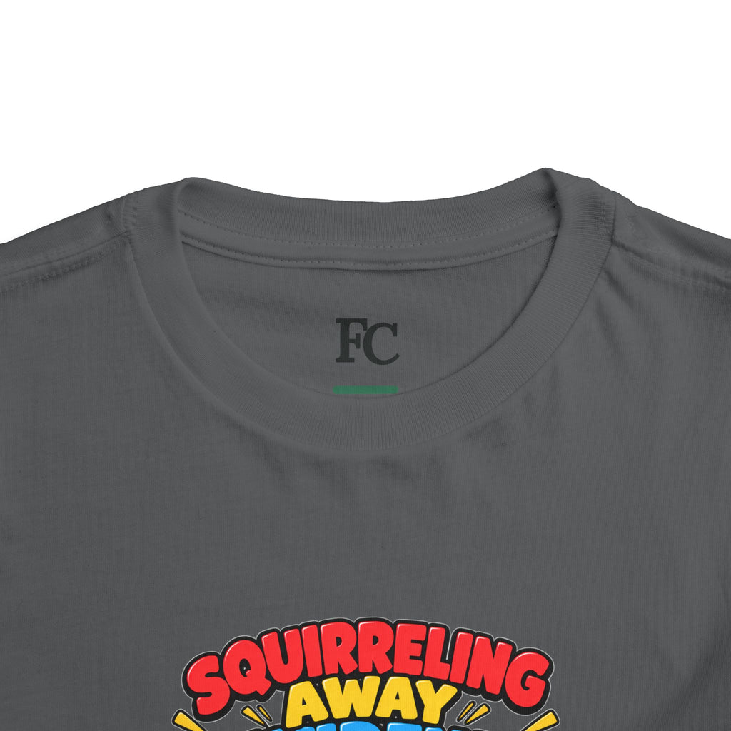 SQUIRRELING AWAY DIVIDENDS. Toddler Tee | Funny Finance Kids Clothing